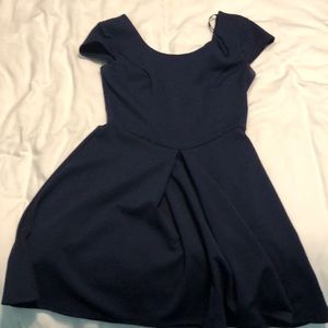 *HOST PICK* Cap Sleeve Navy Dress
